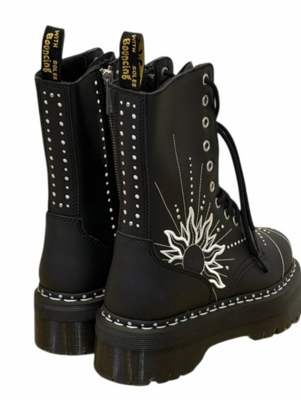NEW! Dr. Martens Jadon Hi Solar Flare Platform Boots. Size 8. Price Is Firm! - Picture 2 of 9